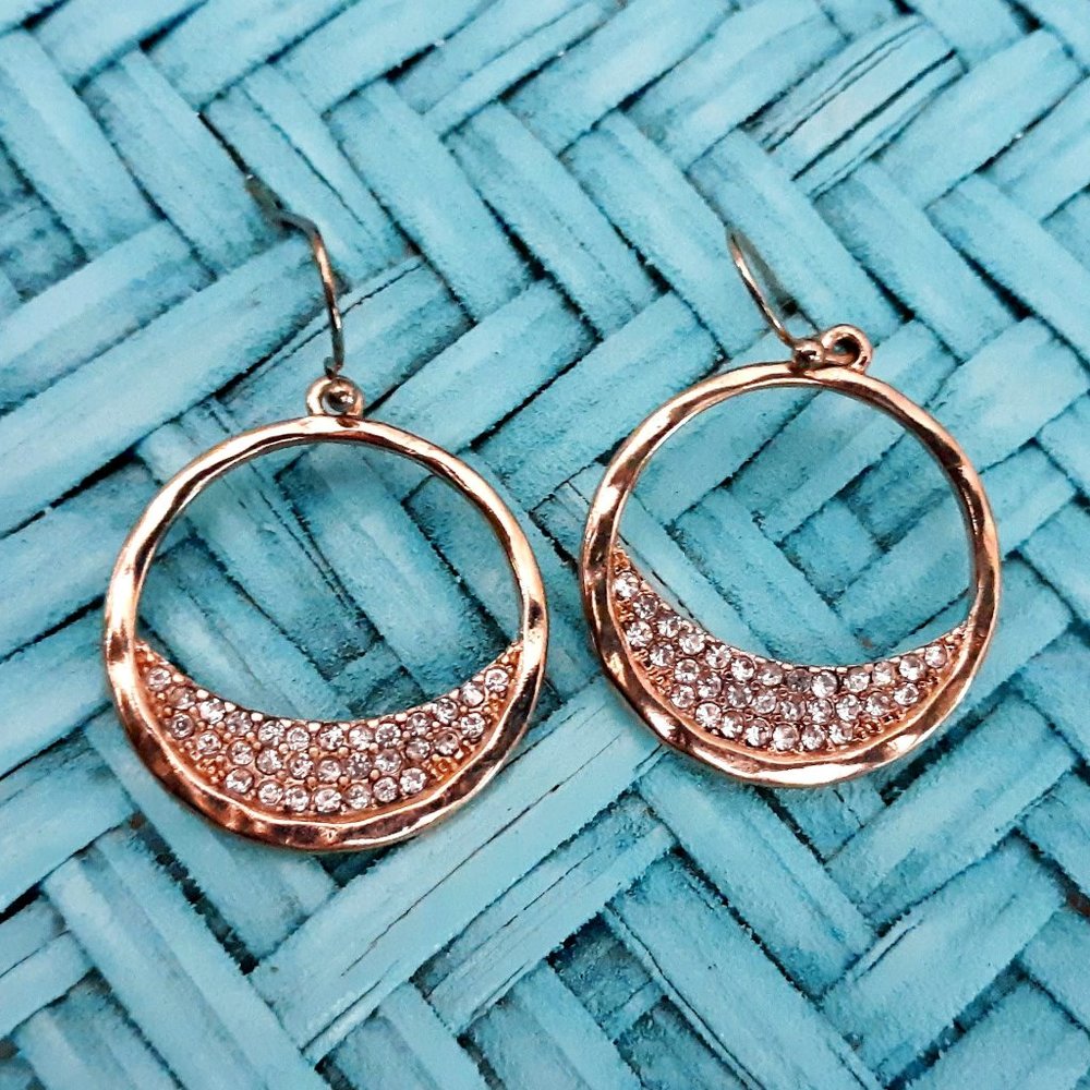 Rose Gold Earrings NWOT BOGO 50% Off!